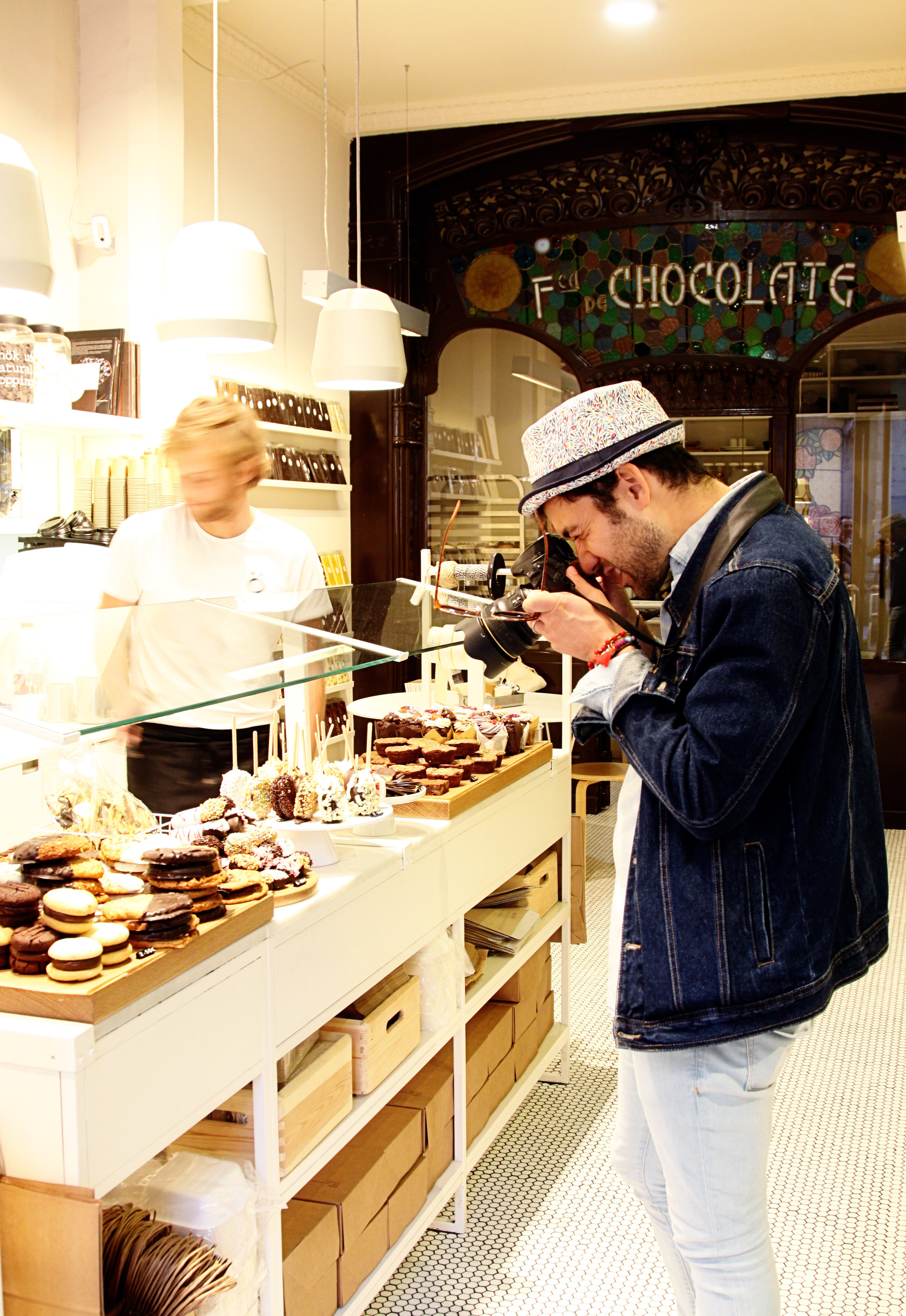  Chocolates and cronuts and pastries, oh my! At Chök Kitchen in the Raval. Captured by Michelle 
